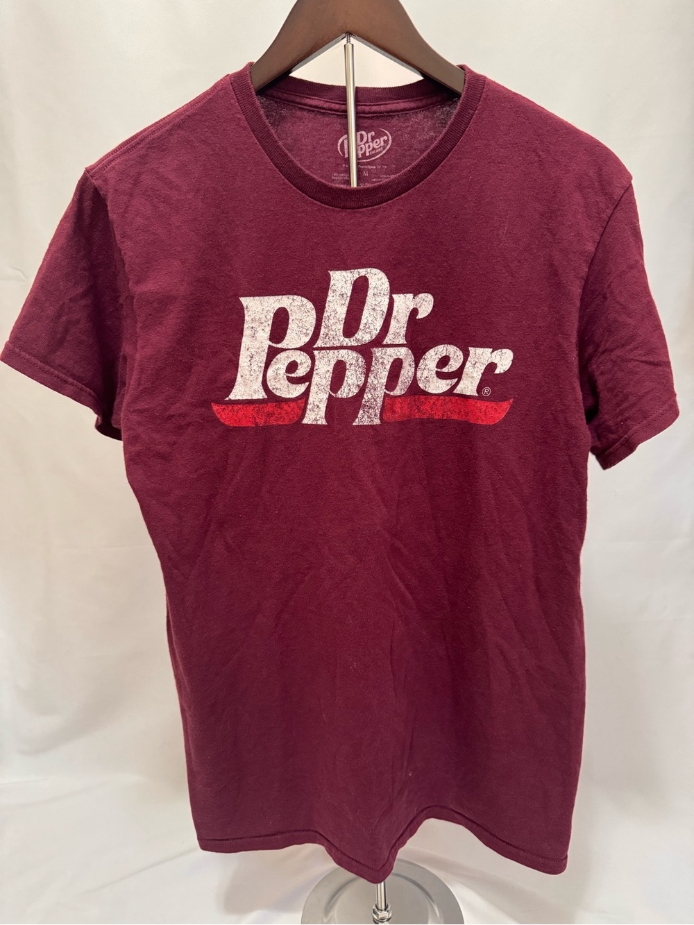 Men’s Crewneck Logo T-Shirt - Maroon men’s medium